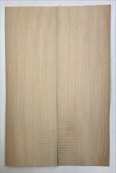 Veneer for Bodies Ash, curly AAA, bookmatched, 2-pcs. 560x180x0.6mm